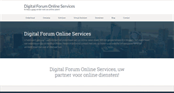 Desktop Screenshot of digitalforum.be